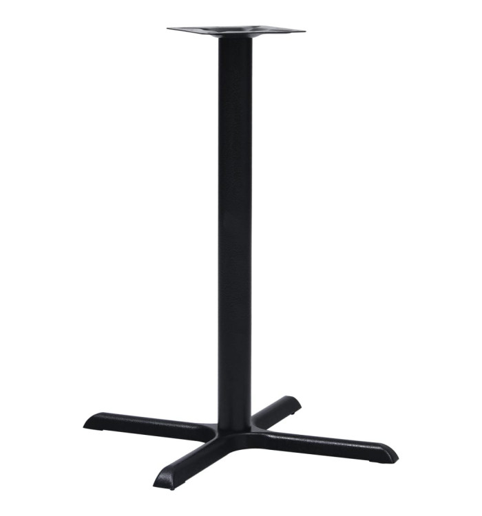 Pied de table de bistro Noir 76x76x107 cm Fonte | Mobilier & Déco