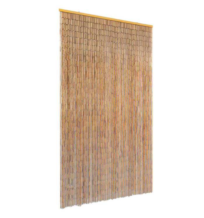Rideau de porte contre insectes Bambou 120 x 220 cm | Mobilier & Déco