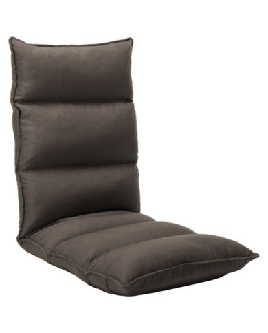 Chaise pliable de sol Taupe Tissu | Mobilier & Déco