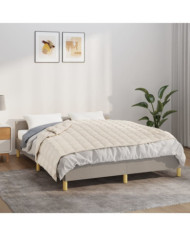 Couverture lestée Crème clair 135x200 cm 6 kg Tissu | Mobilier & Déco