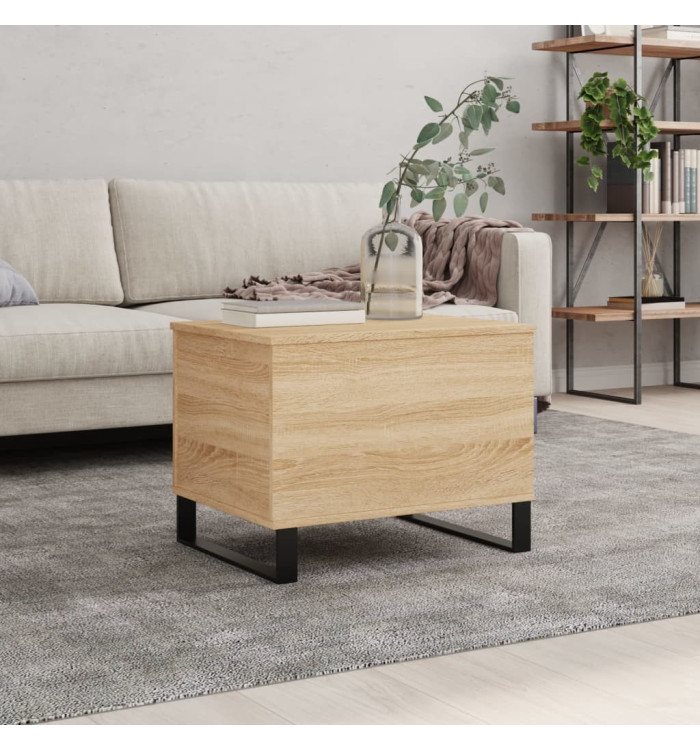 Table basse Chêne sonoma 60x44,5x45 cm Bois d'ingénierie | Mobilier & Déco