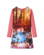 Robe pour enfants à manches longues vieux rose 104 | Mobilier & Déco