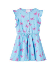 Robe pour enfants avec boutons sans manches bleu 104 | Mobilier & Déco
