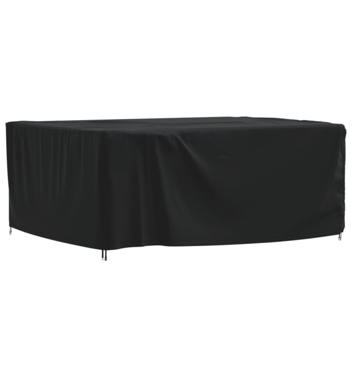 Housse de salon de jardin noir 242x182x100 cm oxford 420D | Mobilier & Déco