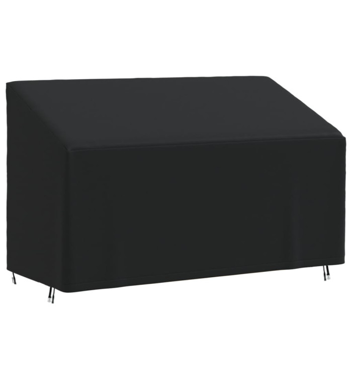 Housse de banc 3 places noir 165x70x65/94 cm oxford 420D | Mobilier & Déco