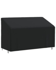 Housse de banc 3 places noir 165x70x65/94 cm oxford 420D | Mobilier & Déco