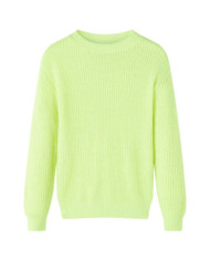Pull-over tricoté pour enfants jaune fluo 116 | Mobilier & Déco