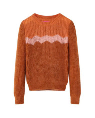 Pull-over tricoté pour enfants cognac 92 | Mobilier & Déco