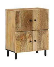 Armoire latérale 60x33x75 cm bois massif de manguier | Mobilier & Déco