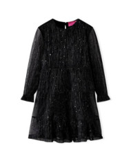 Robe à manches longues pour enfants noir 128 | Mobilier & Déco