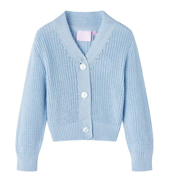 Cardigan pour enfants tricoté bleu 92 | Mobilier & Déco