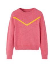 Pull-over tricoté pour enfants rose vieux 116 | Mobilier & Déco