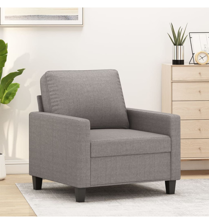 Fauteuil Taupe 60 cm Tissu | Mobilier & Déco