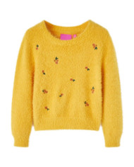 Pull-over tricoté pour enfants ocre 92 | Mobilier & Déco