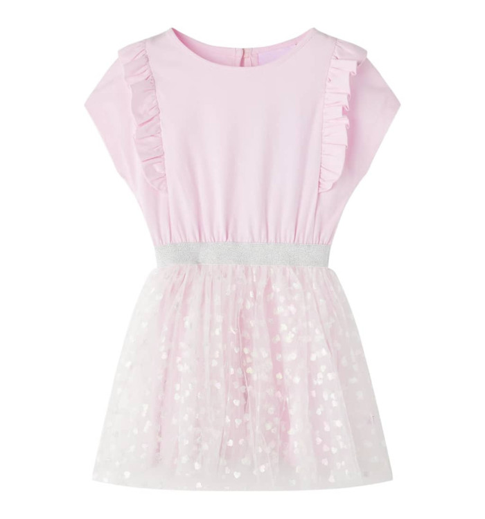 Robe pour filles volants rose clair 92 | Mobilier & Déco