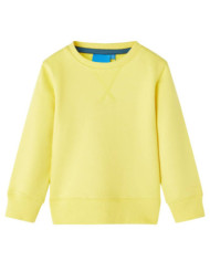 Sweat-shirt pour enfants jaune clair 104 | Mobilier & Déco