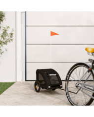 Remorque de vélo pour animaux de compagnie noir | Mobilier & Déco
