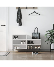 Armoire à chaussures Blanc 102x36x60 cm Bois d'ingénierie | Mobilier & Déco