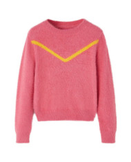 Pull-over tricoté pour enfants rose vieux 140 | Mobilier & Déco