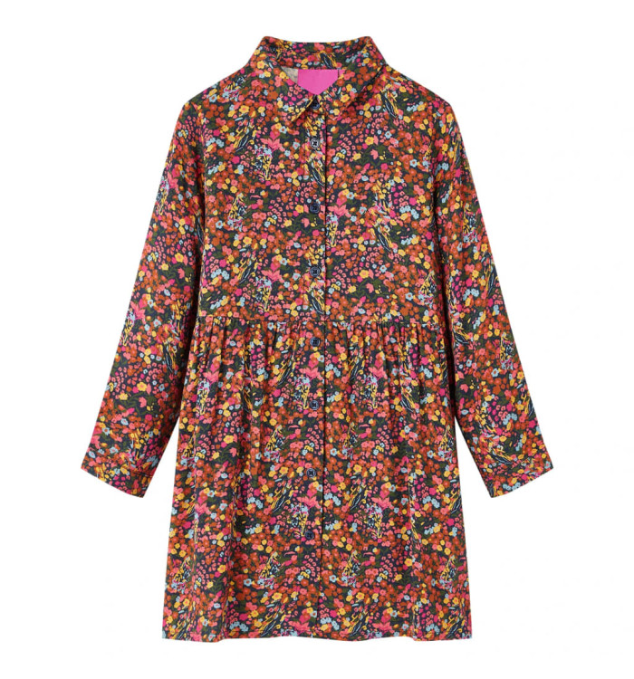 Robe pour enfants à manches longues multicolore 92 | Mobilier & Déco
