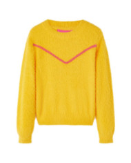 Pull-over tricoté pour enfants ocre foncé 116 | Mobilier & Déco
