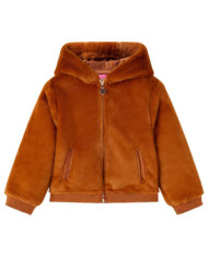 Veste à capuche pour enfants cognac 104 | Mobilier & Déco