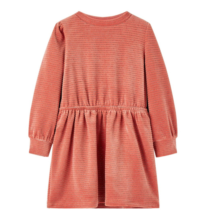 Robe enfants à manches longues rose moyen 116 | Mobilier & Déco