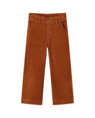 Pantalons pour enfants velours côtelé cognac 116 | Mobilier & Déco