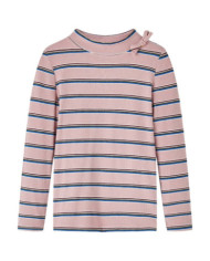 T-shirt enfants à manches longues rose clair 92 | Mobilier & Déco