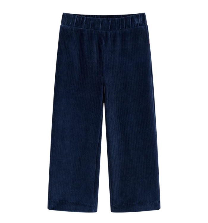 Pantalons pour enfants velours côtelé bleu marine 92 | Mobilier & Déco