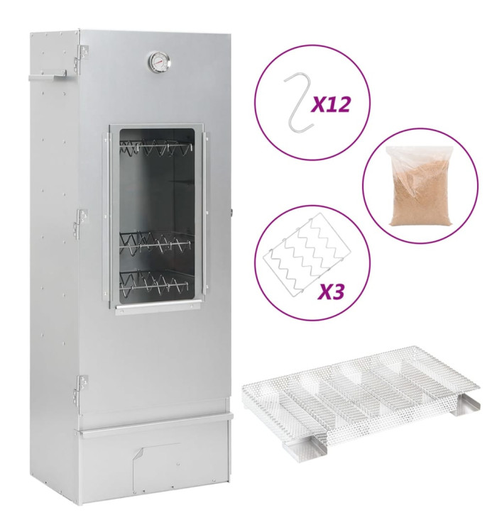 Fumoir à four à BBQ générateur de fumée froide acier galvanisé | Mobilier & Déco