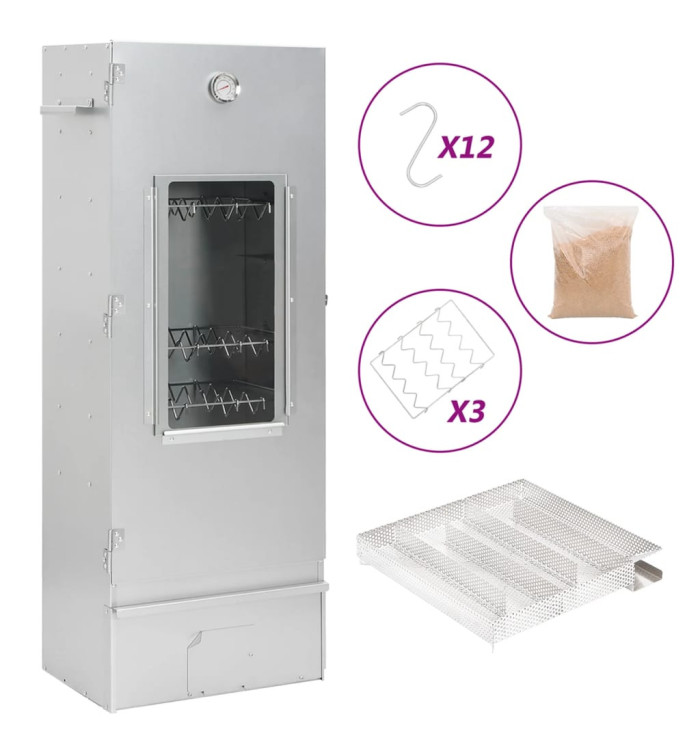 Fumoir à four à BBQ générateur de fumée froide acier galvanisé | Mobilier & Déco