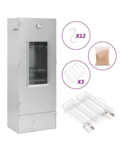 Fumoir à four à BBQ générateur de fumée froide acier galvanisé | Mobilier & Déco