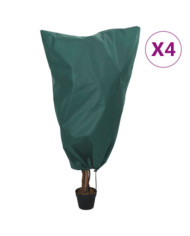 Housses de protection pour plantes avec cordon de serrage 4 pcs | Mobilier & Déco
