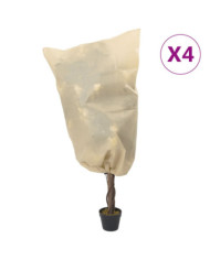 Housses de protection pour plantes avec cordon de serrage 4 pcs | Mobilier & Déco