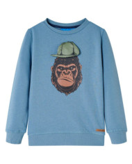 Sweatshirt pour enfants bleu moyen 104 | Mobilier & Déco