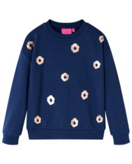 Sweatshirt pour enfants bleu marine 140 | Mobilier & Déco