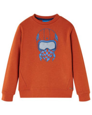 Sweat-shirt pour enfants rouillé clair 92 | Mobilier & Déco