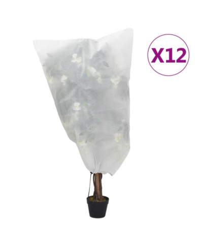 Housses de protection pour plantes avec cordon de serrage 12pcs | Mobilier & Déco