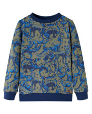 Sweatshirt pour enfants kaki 128 | Mobilier & Déco