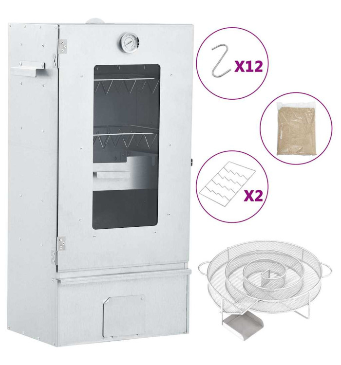 Fumoir à four à BBQ générateur de fumée froide acier galvanisé | Mobilier & Déco