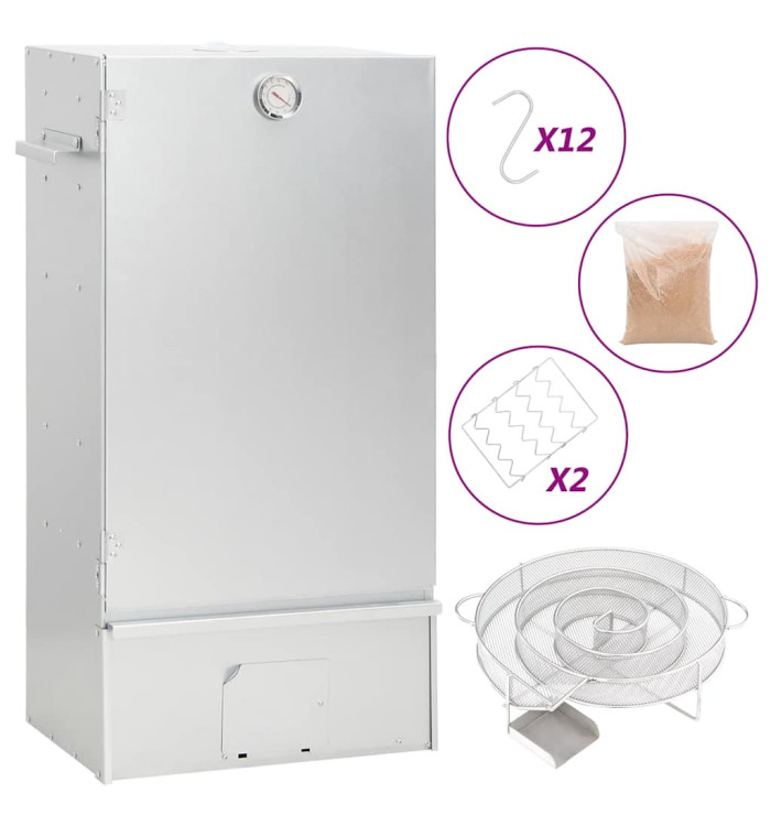 Fumoir à four à BBQ générateur de fumée froide acier galvanisé | Mobilier & Déco