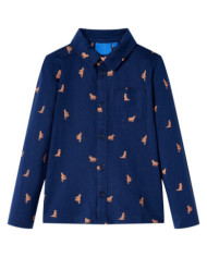 Chemise pour enfants bleu marine 104 | Mobilier & Déco