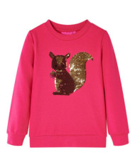 Sweatshirt pour enfants rose vif 104 | Mobilier & Déco
