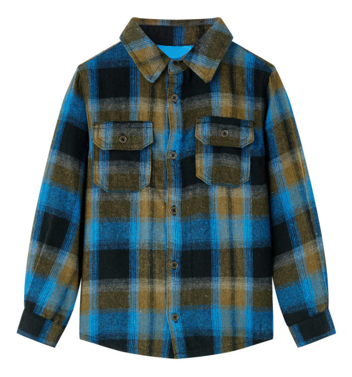 Chemise pour enfants à col rabattu 140 | Mobilier & Déco