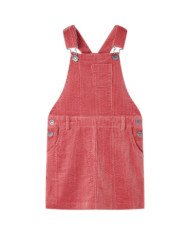 Robe salopette pour enfants velours côtelé rose 128 | Mobilier & Déco
