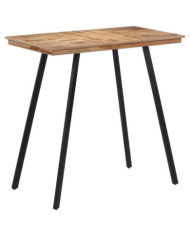 Table de bar 110x55x105 cm bois de teck solide | Mobilier & Déco