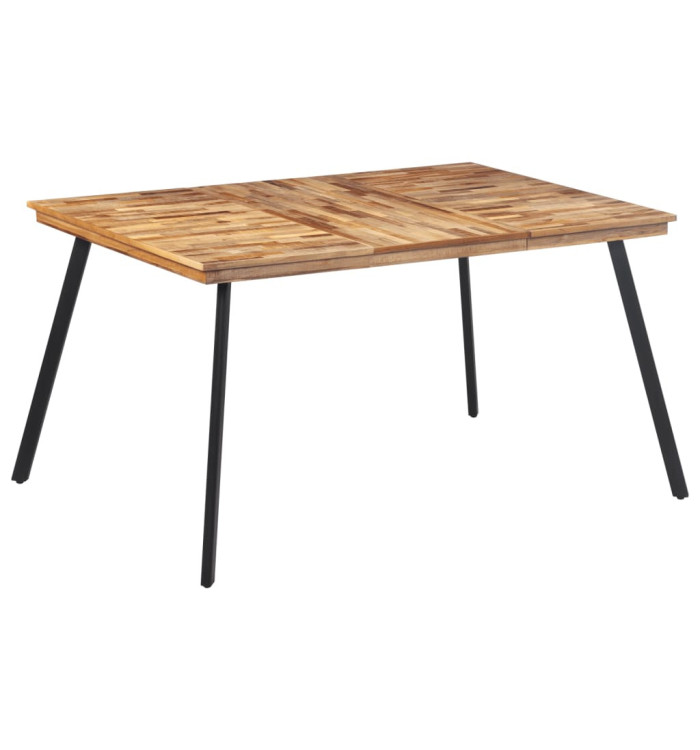 Table à manger 148x97x76 cm bois massif de teck | Mobilier & Déco