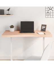 Dessus de bureau 100x(45-50)x4 cm bois massif de hêtre | Mobilier & Déco