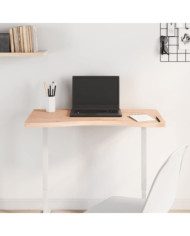Dessus de bureau 80x(36-40)x2,5 cm bois massif de hêtre | Mobilier & Déco